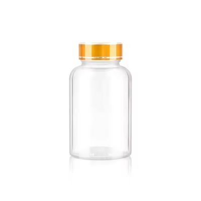 wholesale 100ml empty clear capsule jar glass pills bottle tablet container with screw lid