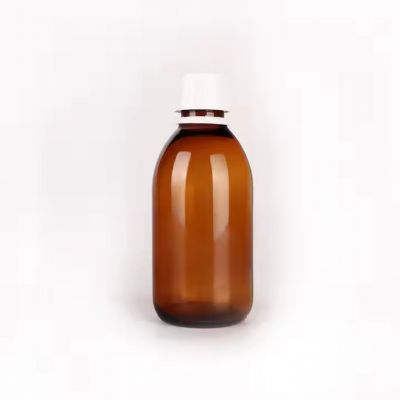 200ml Oral Liquid Medicine Glass Bottle Brown Syrup Medicine Glass Bottle With Tamper Evident Aluminum Cap