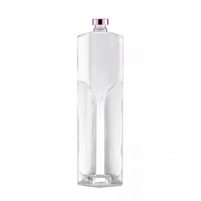 China bottle manufacturers special design 750ml Whisky glass bottles