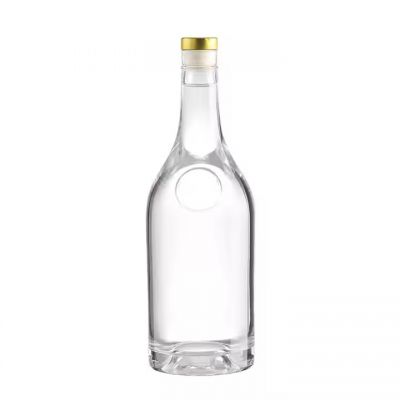 750ml 500ml 375ml 50cl 75clcustom Wholesale Empty Crystal Glass Bottle for Liquor Beverage Vodka Red Wine Whisky Brandy