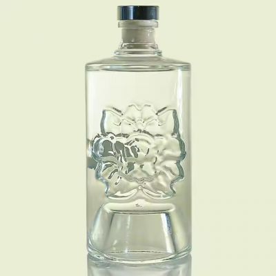 High Quality Cheap 500ml Clear Glass Liquor Vodka Bottle for Wine