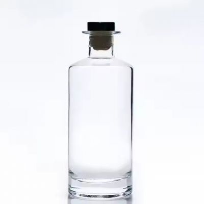 370ml Round Odka Brandy Whisky Rum Gin Spirits Liquor Glass Bottle