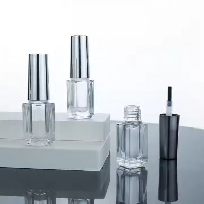 5ml Clear Empty Luxury Custom Logo Nail Polish Bottle