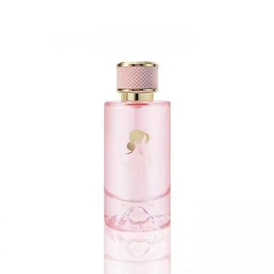Best-Selling Pink Perfume Bottle 100 Ml Empty Glass Fragrance Perfume Bottle With Box Packaging Pink