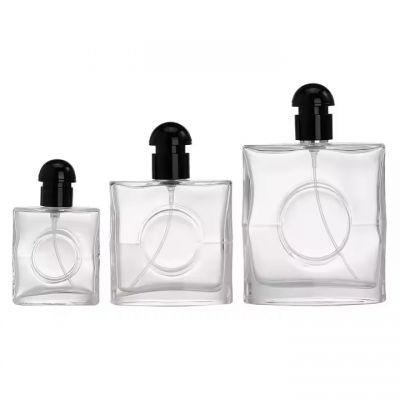 Free Sample Luxury Perfume Bottles 20ml 50ml 80ml Glass Unique Shaped Empty Perfume Bottle Glass With Sprayer