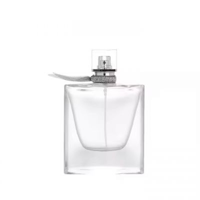 Luxury Design Glass Perfume Bottle 50ml 75ml Empty Fashion Unique Perfume Atomizer Bottles With Spray Pump Caps
