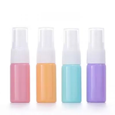 New Arrival 10ml Macaron Spray Bottle Colorful Perfume Essence Oil Bottle Empty Round Glass Dispenser Cosmetic Packaging Bottle