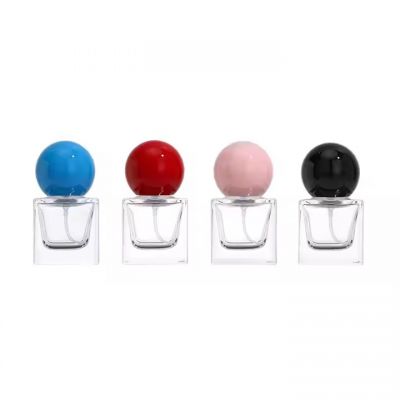 Wholesale Mini 18ml Square Perfume Bottle Empty Crimp Sprayer Pump Perfume Atomizer Glass Spray Bottles for Perfume