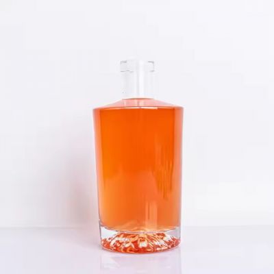 500ml Glass Spirit Bottle 750g for Beverage Fruit Juice Liquor & Tequila Brandy Whisky Gin with Cork