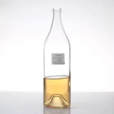Super Flint Whisky 1000 ML Bottle Custom logo Spirit Tequila Vodka Liquor Bottle Directly Supplied by Manufacturer