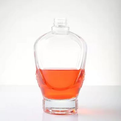 Luxury Empt High Quality 500ml 700ml 750ml Glass Bottle Liquor Bottle Transparent Brandy Bottle Juice Wine Vodk With Cork