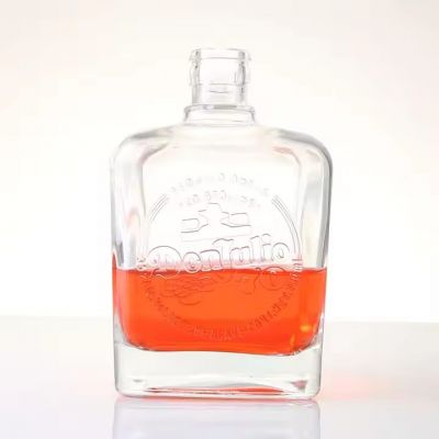 Wholesale Hot Empty Custom Glass Bottle Supplier Liquor Rum Gin Tequila Whisky Brandy Vodka Wine Bottles