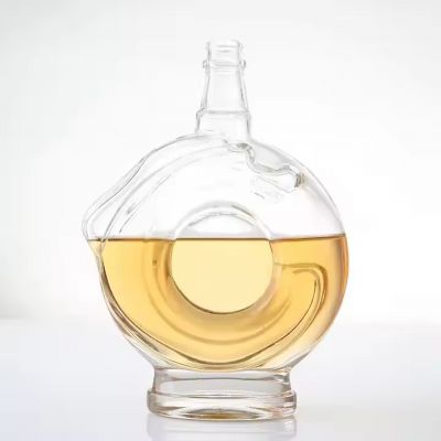Manufacturer Custom Liquor Gin Glass Bottle 700ml 750ml Black Rum Wine Bottle High Flint Glass Bottles With Lids Manufacturer