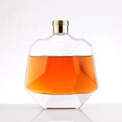 Best Selling Customization Latest Models Available Label Brandy Vodka New Liquor Spirits Glass Bottle