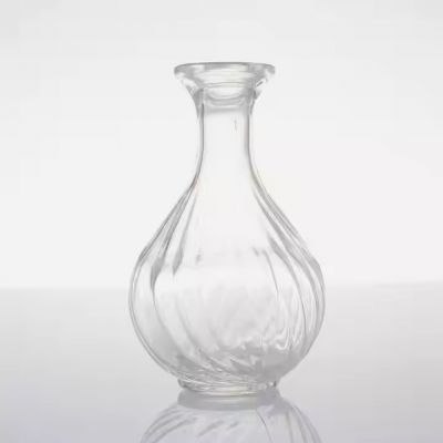 Factory Wholesale Flint Glass Vodka Bottle 250 ml 375 ml