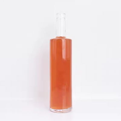 750ml Empty Glass Bottle Supplier Customized Glass Bottle Factory for Whiskey Gin Brandy 300ml 700ml 1000ml Color Label