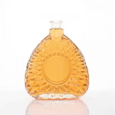 750ml Vodka Bottle Premium Glass with Wood Cork Glass Bottle Factory Customized 375ml 500ml 1000ml for Liquor Spirit