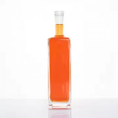 750ml Glass Bottle for Brandy Rum Tequila Whisky Custom Luxury Glass Bottles Factory 375ml 500ml 1000ml Wholesale Bottle