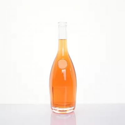 750ml Glass Bottle Empty Rum Gin Cork Glass Bottle 500ml 1000ml 375ml Wholesale Bottle