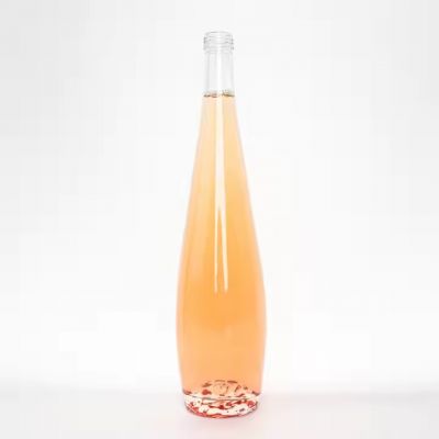750ml Glass Round Bottle Vodka Custom Glass Bottle Liquor 375ml 500ml 750ml Premium Glass Bottle Supplier