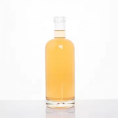 750ml Glass Bottle Factory Customize Exclusive Bottle Vodka Brandy Tequila Rom