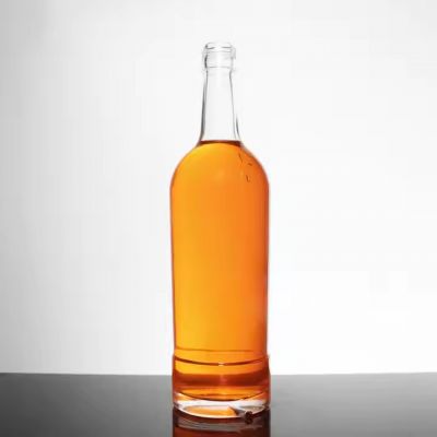 Custom Shape 750mL 1000mL Glass Wholesale Rum Whiskey Liquor Gin Wine Spirit Vodka Bottle Container