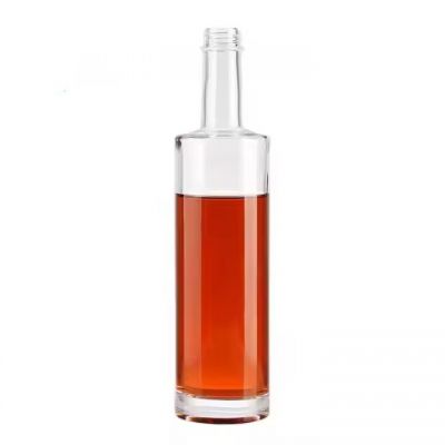 Chinese Manufacturer Customized Transparent Glass Bottle 375ml 500ml 700ml 750ml Empty Glass Alcohol Bottle Vodka Glass Bottle