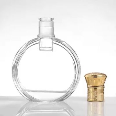 Customized 500ml Premium Fancy Spirits Xo Brandy Tequila Vodka Whisky Rum Liquor Glass Bottle