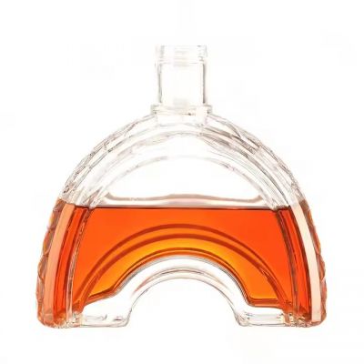 Wholesale Manufacture Large Bottle Empty 750 m Tequila Liquor Gin Rum Cognac Whisky Brandy Spirit Liquor Glass Bottle Supplier