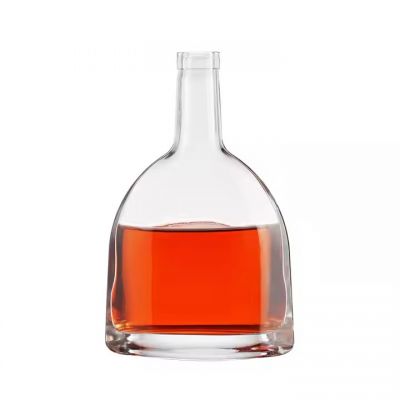Customized Logo Liquor Glass Bottle for 700ml 750ml Brandy Wine Vodka