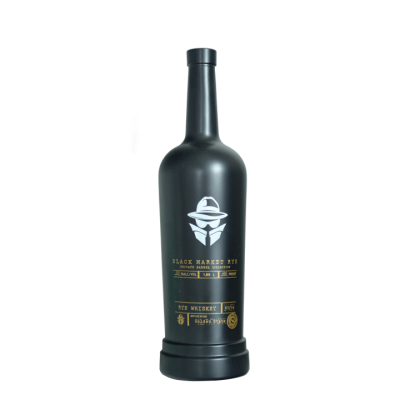 Premium Super Flint Glossy Black 700ml 750ml Glass Bottles Manufacturer for Liquor Tequila Whisky Vodka Spirits