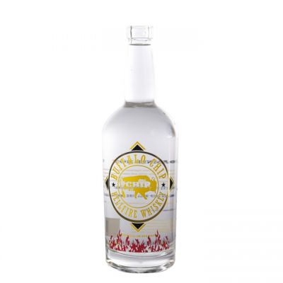 Customized 750ml Frosting Glass Bottle for Spirits Liquor Gin Vodka Brandy Whisky