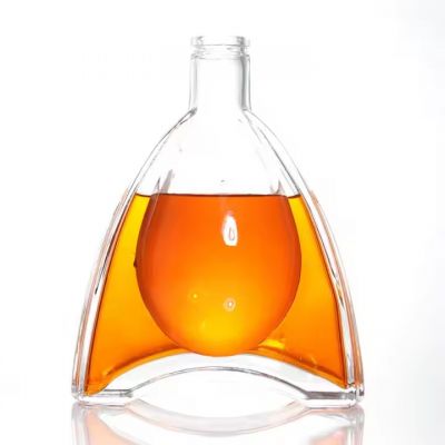 Customized Unique Design Luxury 700 ml 750 ml Empty Glass Bottle for Whiskey