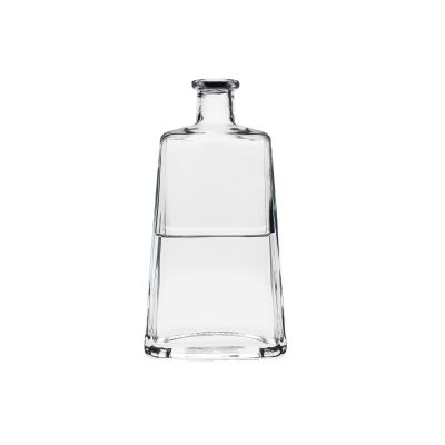 Organic Exclusive 500ml Extra Flint Deluxe Liquor Alcohol Glass Bottle Clear Whisky Vodka Gin Empty Bottle with Cork Stopper
