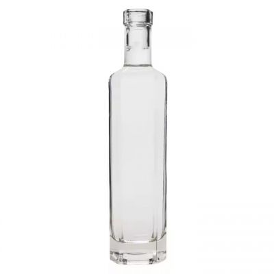 375ml Crystal Glass Bottle for Gin Whisky Vodka Tequila Brandy Rum Liquor Alcohol Spirits Sauce Olive Oil with Cork Stopper