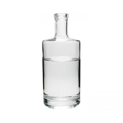 Premium 750ml Whisky Vodka Glass Bottle Empty Decal Surface Gin Rum Spirits Liquor Bottle With Cork Cap