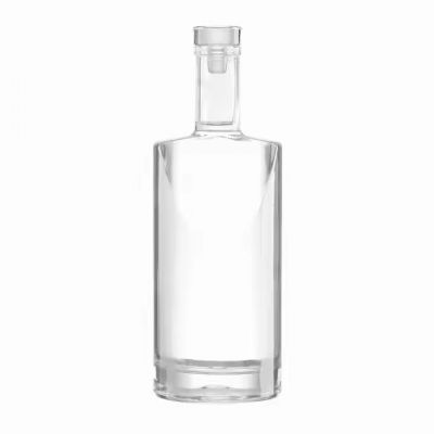 Factory Direct Sale Customizable 500ml Glass Cap Crystal Tequila Brandy Beverages with Rubber Stopper Seal
