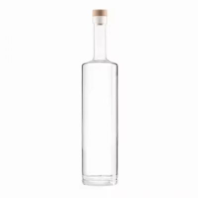 Super Flint Liquor Brandy Rum and Vodka Glass Bottles 500ml & 700ml Capacity with Cork Sealing and Spray Cap