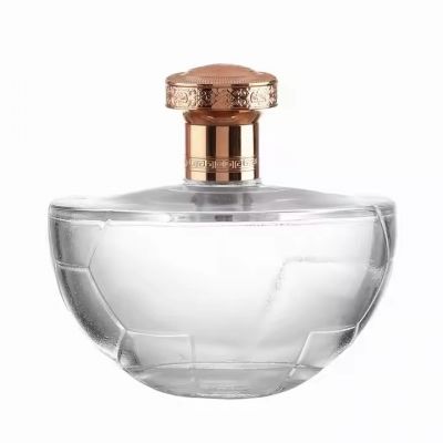 Customized 500ml Half Round Flat Glass Whiskey Bottle with Rubber Stopper for Tequila Brandy and Other Spirits Wine Packaging