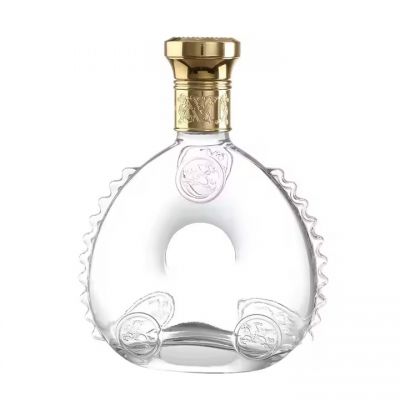 Wholesale Custom 700ml Glass Decanter for Tequila Wine Bourbon Brandy Vodka & Liquor Cork Sealing Glass Bottles