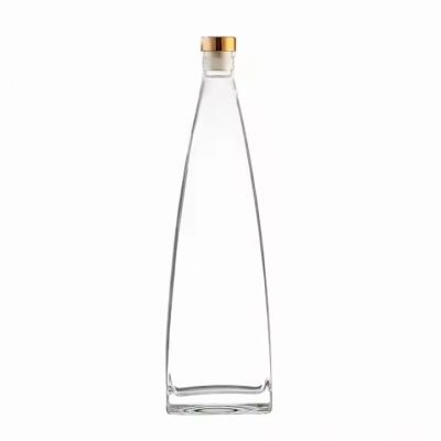 Customizable 500ml Vodka Whiskey Glass Bottle with Rubber Stopper for Tequila Brandy Energy Drinks Low MOQ of 20000pcs Available