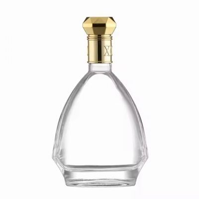 Frosted Cylindrical Glass Bottles 375ml 500ml 700ml Rubber Stopper Lid for Juice Coffee Spirit Vodka Whiskey Brandy Rum Tequila