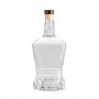 Eco-Friendly Luxury Glass Bottles Whiskey Liquor Wine Vodka Brandy 750ml Clear Transparent Glass Bottle