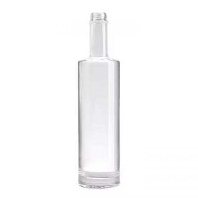 Wholesale Recyclable Luxury Glass Wine Bottles 500ml 700ml 750ml 1000ml for Vodka Whisky Rum with Free Sample
