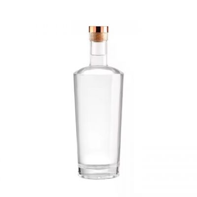 Wholesale clear 200ml 375ml 500ml 700ml 750ml Glass Bottles for Whiskey Vodka Gin Spirits Liquor