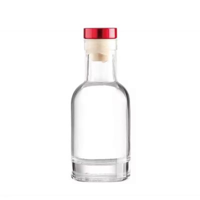 China Suppliers Tequila Gin Vodka Rum Mini Pocket Bottle 30ml 40ml 50ml 100ml Mini Miniature Liquor Glass Bottle