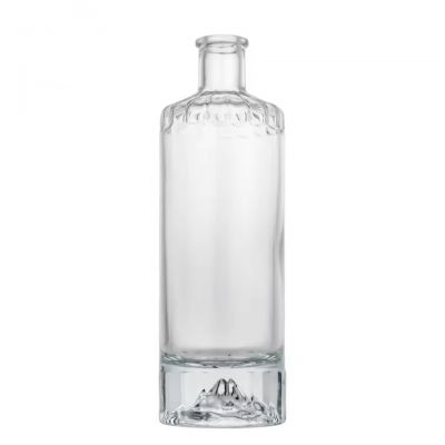 Empty Liquor Spirits Glass Whiskey Mountain Bottles 500Ml Fruit Wine Glass Bottle Glass Stopper for Gin Whiskey
