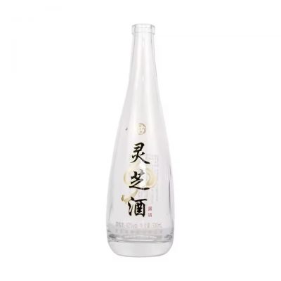 Wholesale Classic Design Round 500ml Mineral Water Original Flint Juice Bottle Glass for Beverage With Cork