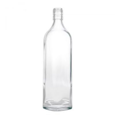 Wholesale Custom Super Flint Empty 750ml Glass Gin Whisky Whiskey Liquor Vodka Bottle With Aluminum Screw Cap