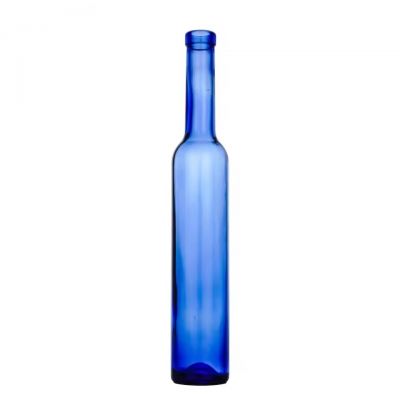 Empty Cobalt Blue Red Wine Glass Liquor Bottles 375ml Bordeaux Glass Tequila Liquor Spirits Wine Bottles